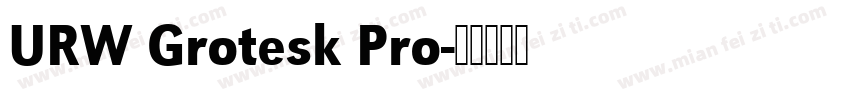 URW Grotesk Pro字体转换